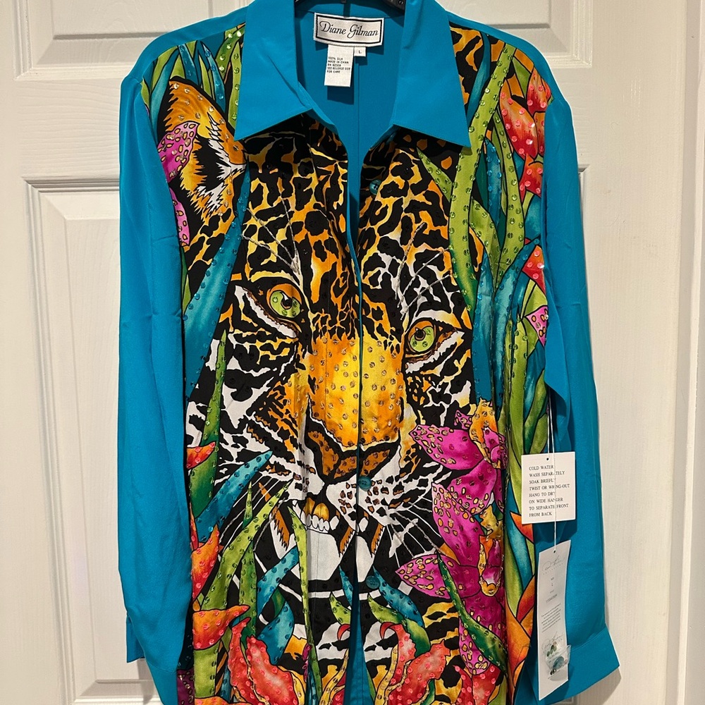 Dian Gilman Silk Blouse